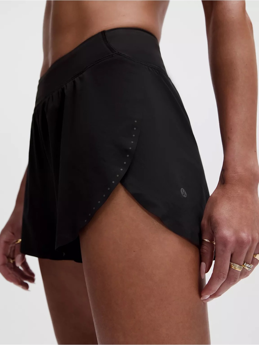 Fast and Free High-Rise Classic-Fit Split Short 3"